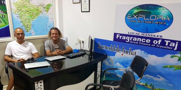 Primeiro escritório da Exploratours na Riviera Maya nos anos iniciais da empresa