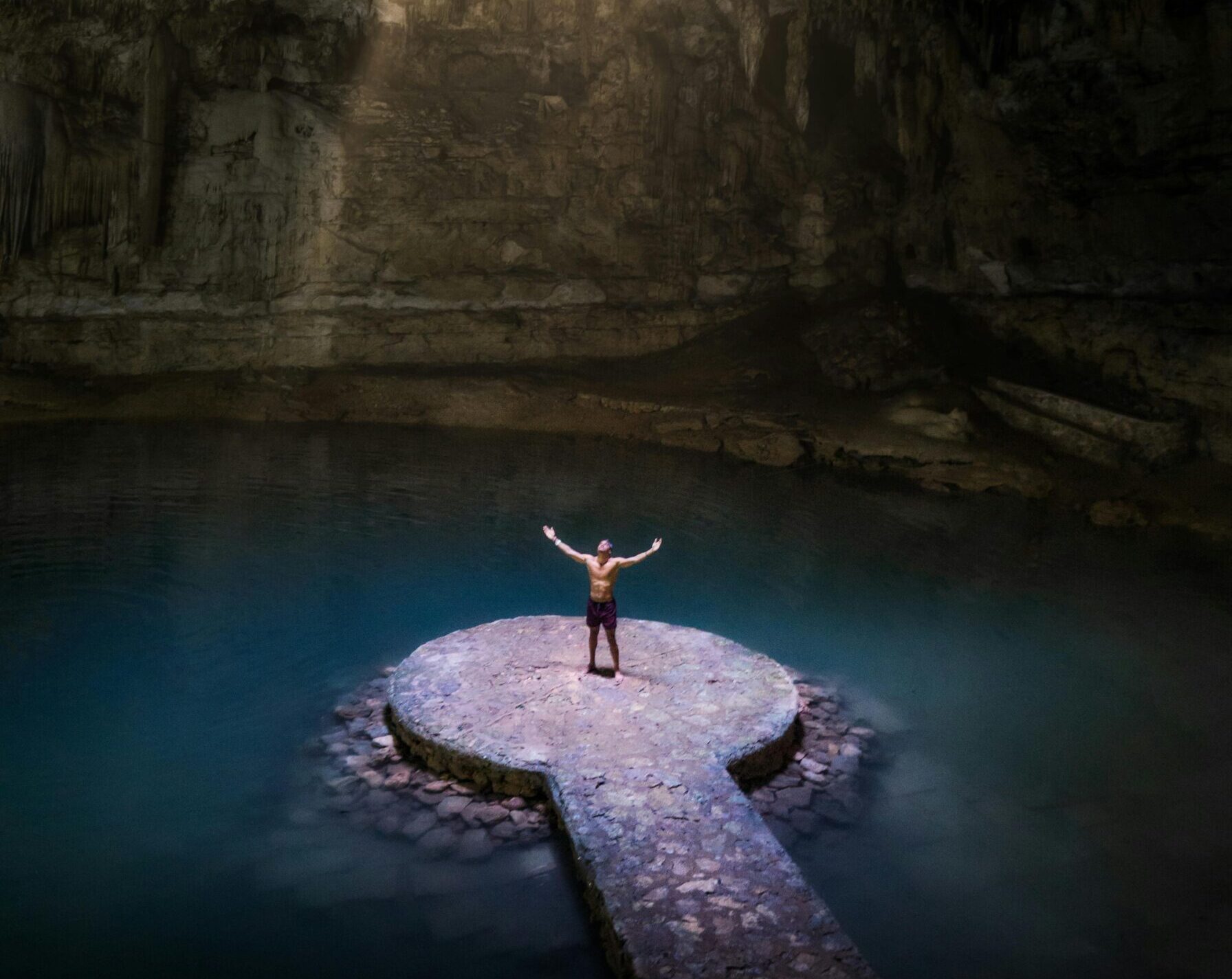 excursão chichen itza e os cenotes do instagram, suytun e ikkil